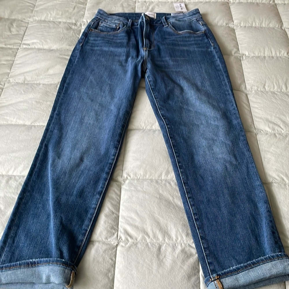 Driftwood high waisted cropped jeans